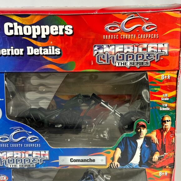 Orange County Choppers American Chopper Custom Value Pack Die Cast 1:18 Lot New - Picture 5 of 11